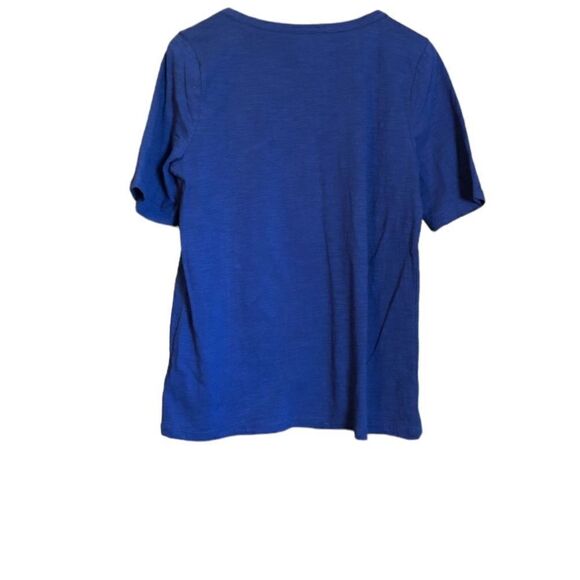 NWT! Talbots blue short sleeve tee. Size medium - Picture 8 of 9